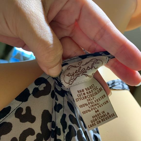 Leopard print dress size M - Picture 4 of 4